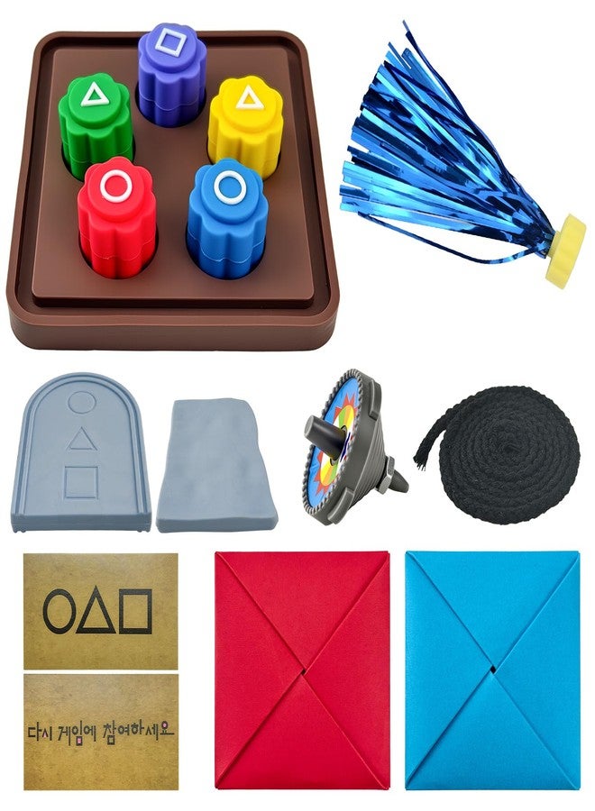 oyeftp Gonggi Korean Game, Korean Folk Game Set (Korean Traditional Play Games)- Jebi chagi, Gong-gi, Biseokchigi, Paeng-y, DDAKJI, Family Travel Games, Gifts for Friends - Image 1